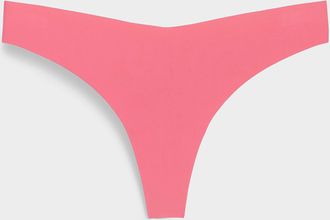 Miiyu Womens Dense laser-cut thong Recycled nylon