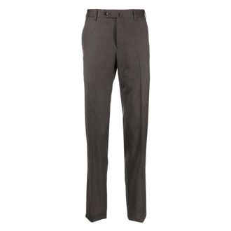 Pantaloni Torino Pantaloni in lana con tasche ed elastan - - Trousers - Uomo - Marrone - 3XL