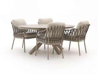 Tierra Outdoor Natal/Oblong 200cm dining tuinset 5-delig