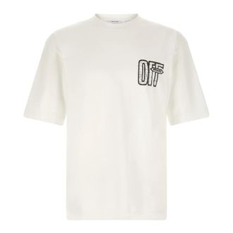 Off-white Motion Arrow Skate Short Sleeve T-Shirt - male - Off White - T-Shirts - White - XL - Tops