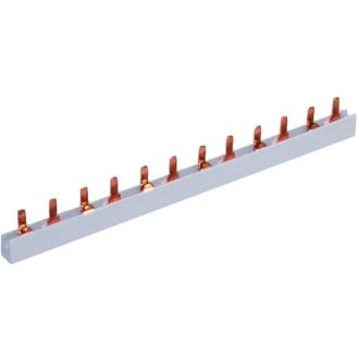 Solera 14x4 moduli sezione pettine a 4 poli 10mm2 63A lunghezza 1m Solera P4P100010