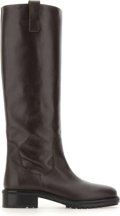 Aeyde Henry Hoge Laarzen - Dames - Hoge Laarzen - Bruin - 36 EU - Leer - Schoenen