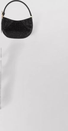 Magda Butrym vesna micro leather crystal-embellished clutch bag