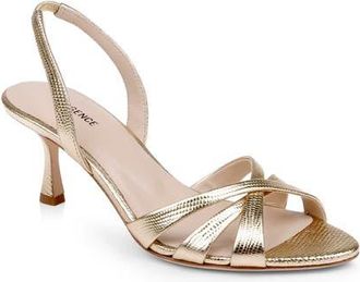L'agence Colwill Slingback Sandal in Gold Lizard at Nordstrom, Size 8.5