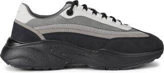 Kurt Geiger Mens Leo Sneakers - Black - Size UK 12