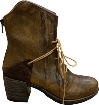 Casta Prime Lace Up Boot In Cognac