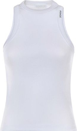 Dondup Cotton Tank Top With Logo