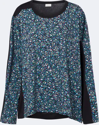 Dries Van Noten Printed cotton jersey top