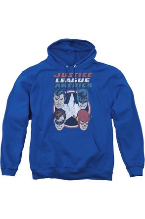 Gildan DC Comics 4 Stars Adult Pull Over Hoodie / Hooded Sweatshirt