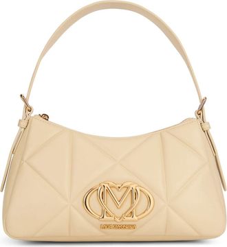 Love Moschino Bolso de Hombro Q Acolchado - Bags - Mujer - Beige - ONE SIZE