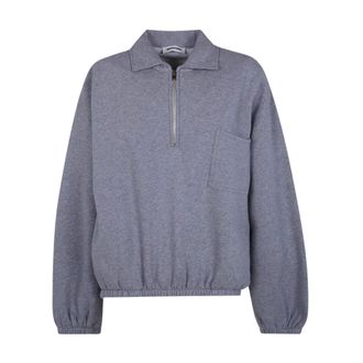 Darkpark Darkpark, Dames, Sweatshirts & Hoodies, Grijs, Maat: S Katoen