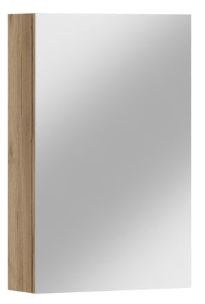 OEM Armario De Ba&ntilde;o Colgante Antico 50 Con Espejo, Roble Artesanal Dorado