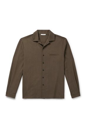 The Row Kanta Wool-Twill Shirt