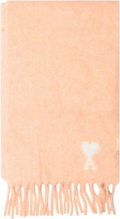 Ami Ami Paris Scarf In Pink Wool