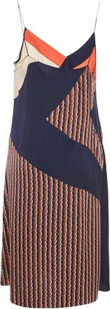 Diane Von Fürstenberg Mouwloze midi-jurk - Blauw