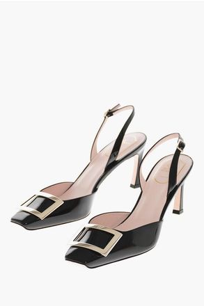 Roger Vivier Pumps Slingback TROMPETTE in Vernice 8cm taglia 41