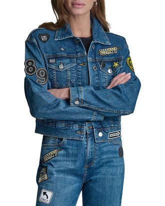 DKNY 1989 Pins & Patches Tribeca Wash Jacket