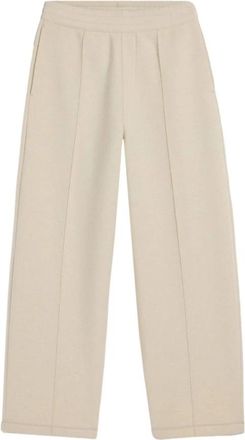 Ami Casual Bruine Broek met Viscose/Wol Mix - Dames - Straight fit broeken - Bruin - XL - Wol - Broeken