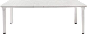 Scab Scab - Tavolo Allungabile PER3 s-cab grande da 170 a 220 cm Piano in Tecnopolimero lino Effetto Doghe Gambe in Alluminio Verniciato