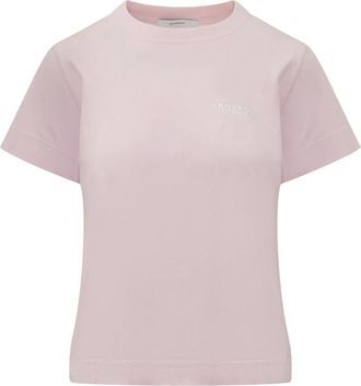 Givenchy T-Shirts, female, Pink, Size: XS T-shirt in cotton with Stamp print