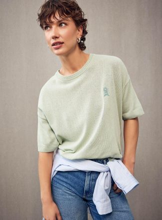 Armedangels Womens Linen blend solid sweater