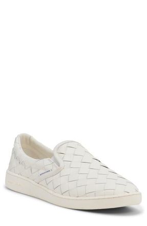 Bottega Veneta Sawyer Intrecciato Slip-On Sneaker in 9013 White at Nordstrom, Size 10Us