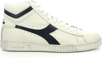 Diadora Game L Hi Waxed Sneakers - Heren - Sneakers - Wit - 46 EU - Leer - Schoenen