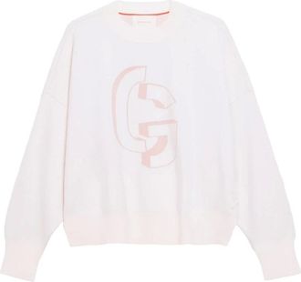 Gertrude Dames, Sweatshirts & Hoodies, Beige, Maat: S/M Nylon