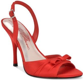 Nine West Vixxie Slingback Pointed Toe Sandal in Red at Nordstrom, Size 7.5