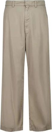 Balenciaga Workwear Broek - Heren - Wijde Broeken - Beige - S - Katoen - Broeken