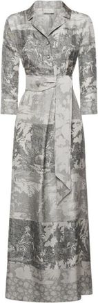 Pierre-Louis Mascia Aloegum Shirt Dress - Dames - Maxi kleedjes - Grijs - XS - Kleedjes
