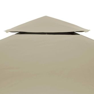 Berkfield Home Gazebo Cover Canopy Replacement 310 g / m &sup2; Beige 3 x 4 m