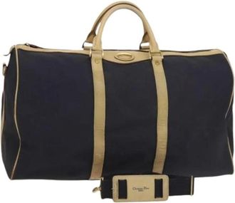 Dior Pre-owned Weekend Bags, female, Blue, Size: ONE SIZE Pre-owned Boston Bag