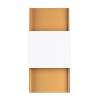 Sollux Lighting L&aacute;mpara de pared oro/blanco acero alt. 40