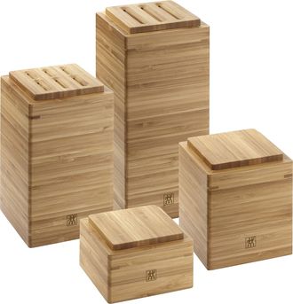 Zwilling 35101-400-0 - Set De Almacenamiento (bamb&uacute;, 4 Piezas) - Zwilling