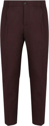 Department Five Broek van gemengde wol - Heren - Chinos - Rood - W32 - Wol - Broeken