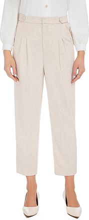 Grace Karin Womens Casual Suit Pants with Stretchy Waist Wide Leg Business Long Pants with Pockets Apricot L