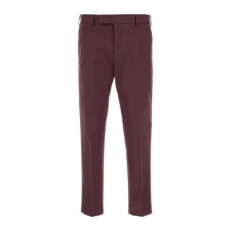 Pantaloni Torino Broeken, Heren, Paars, XL, Wol, Stretch Wol Paarse Broek