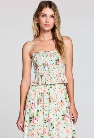 Saltwater Luxe Rileigh Tank Top In Capri Blue