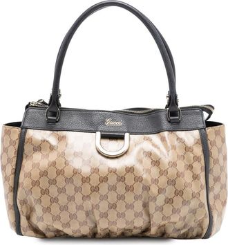 Gucci Pre-owned Gucci GG Crystal Abbey D Ring Tote Ladies 327787 520981