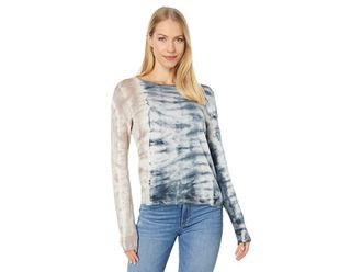 Hatley Katie Sweater Womens Clothing Taupe Tie-Dye : XS, Cotton/Viscose