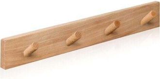 OEM Appendiabiti Da Parete In Legno Massello Con 4 Ganci: Design Elegante Per Ingresso, Bagno O Camera Dei Bambini