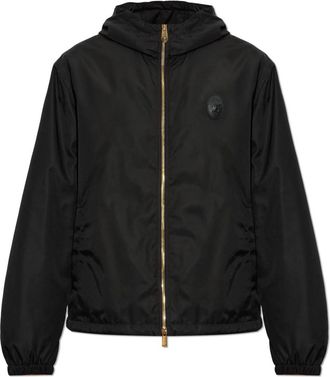 Versace Technical Twill Blouson - Heren - Zomerjassen - Zwart - L - Katoen - Jassen
