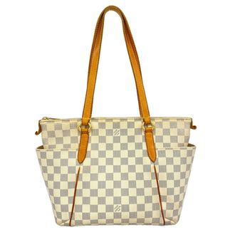 Louis Vuitton White Tote Bag (Pre-Owned)