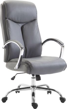Clp Silla De Oficina Arlen En Piel Sint&eacute;tica Gris