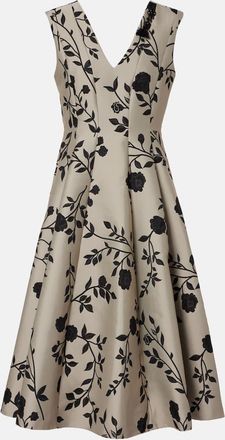 Max Mara Abito midi Clea con stampa floreale