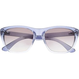 Ray-Ban 60mm Square Sunglasses in Transparent Blue at Nordstrom Rack