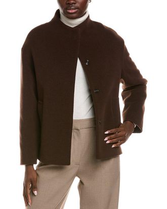 Cinzia Rocca Icons Wool & Cashmere-Blend Short Coat