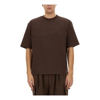 Dsquared2 T-Shirts, male, Brown, Size: L Loose Fit Tee