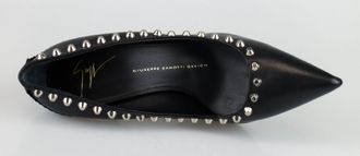 Giuseppe Zanotti Yvette Varenne Leather Spiked Heels 8 US 38 EU